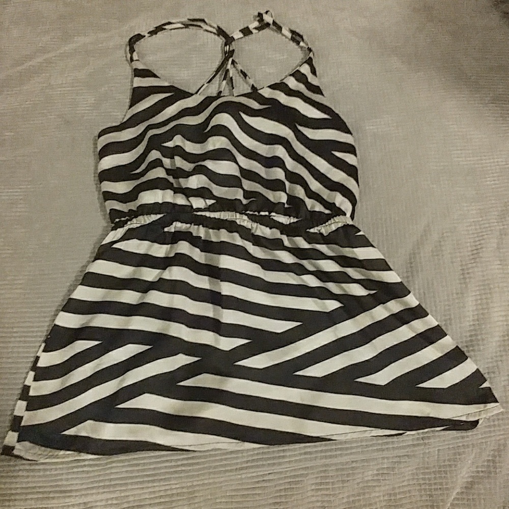 Cute silk striped top